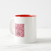 2 Couleurs Tasse alternative d'alertes (Devant gauche)