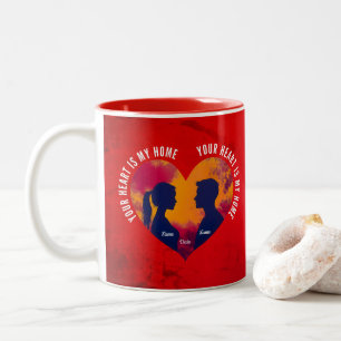 2 Couleurs Tasse Âme Soeur Coucher de Soleil Romantique Votre