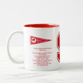 2 Couleurs Tasse américaine de fac de lycée de Stuttgart (Gauche)