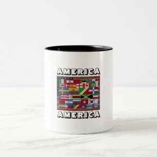 2 Couleurs Tasse AMÉRIQUE AMÉRIQUE
