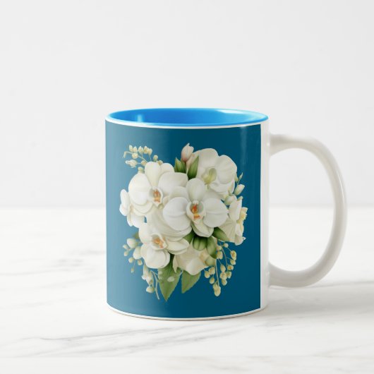 2 Couleurs Tasse Amie Personnalisée ou Mère de la Mariée (Droit)