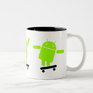 2 Couleurs Tasse androïde