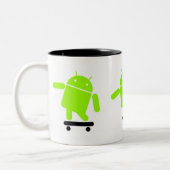 2 Couleurs Tasse androïde (Gauche)