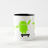 2 Couleurs Tasse androïde (Centre)