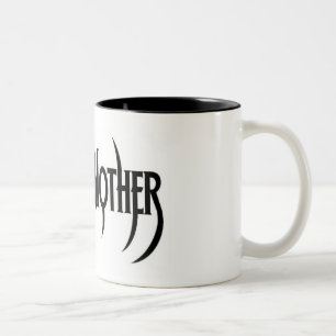 2 Couleurs Tasse animale de logo de mère