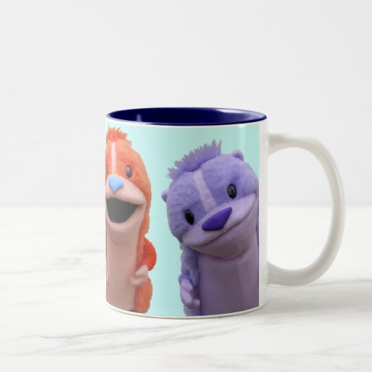 2 Couleurs Tasse animale mignonne superbe (Droit)