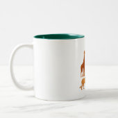2 Couleurs Tasse - Animaux de Zoo (Gauche)