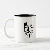 2 Couleurs Tasse anonyme (Gauche)
