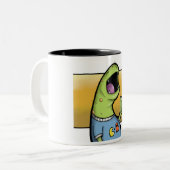 2 Couleurs Tasse anormale de jeu (Devant gauche)