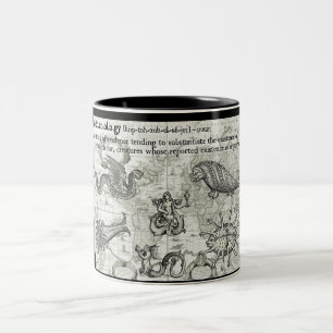 2 Couleurs Tasse antique de Cryptozoology