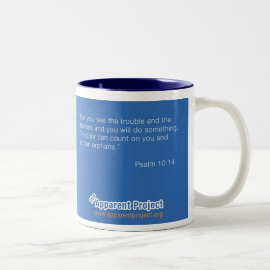2 Couleurs tasse apparente de projet de 15 onces (Droit)