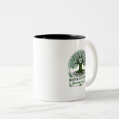 2 Couleurs Tasse Arbre de vie (Devant droit)