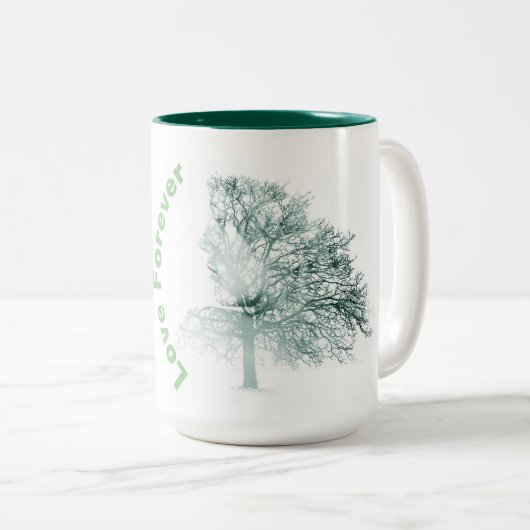 2 Couleurs Tasse Arbre Femmes (Devant droit)