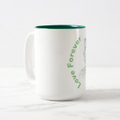 2 Couleurs Tasse Arbre Femmes (Devant gauche)