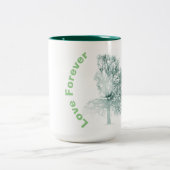 2 Couleurs Tasse Arbre Femmes (Centre)