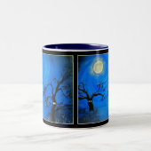 2 Couleurs Tasse Arbres Effrayants (Centre)