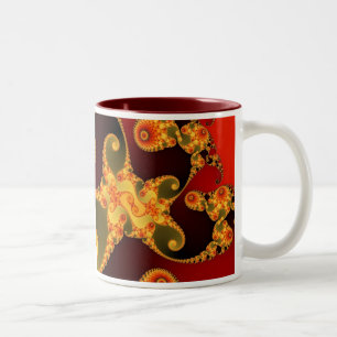 2 Couleurs Tasse ardente de tentacules