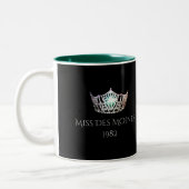 2 Couleurs Tasse argentée nommée faite sur commande de (Gauche)