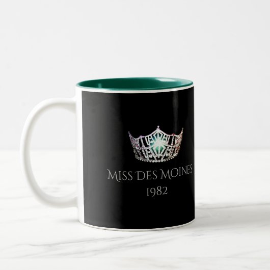 2 Couleurs Tasse argentée nommée faite sur commande de (Gauche)