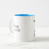 2 Couleurs Tasse "Art Diva" (Devant gauche)