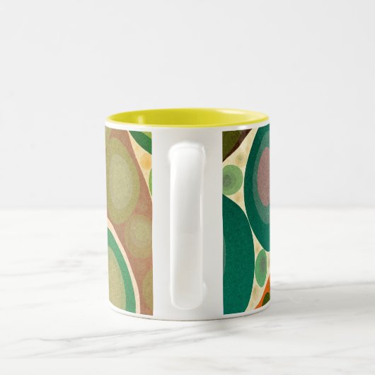 2 Couleurs Tasse Artsy (Poignée)