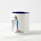 2 Couleurs Tasse | ASHEVILLE, OR (AVL) (Centre)