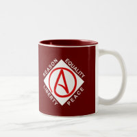 Tasse athée de logo