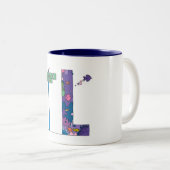 2 Couleurs Tasse | ATLANTA, GA (ATL) (Devant droit)