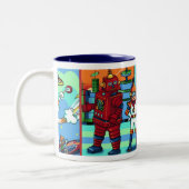 2 Couleurs Tasse atomique de ville (Gauche)