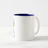 2 Couleurs Tasse | AUSTIN, TX (AUS) (Devant droit)