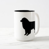 2 Couleurs Tasse australienne de berger (Devant droit)