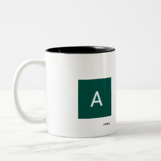 2 Couleurs tasse avec image et texte
