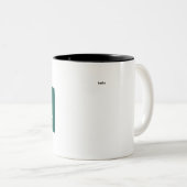 2 Couleurs tasse avec image et texte (Devant droit)
