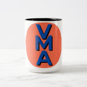 2 Couleurs tasse avec logo (Centre)