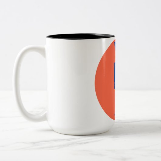 2 Couleurs tasse avec logo (Gauche)