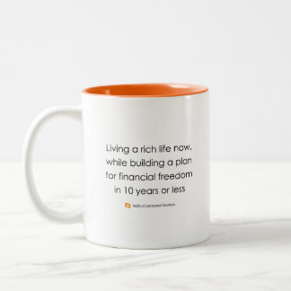 2 Couleurs Tasse avec slogan radical pour gauchers