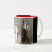 2 Couleurs Tasse avec un voyou (Devant droit)
