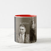 2 Couleurs Tasse avec un voyou (Centre)