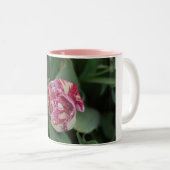 2 Couleurs Tasse avec une tulipe (Devant droit)