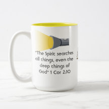 Tasse avec versets de la Bible