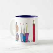 2 Couleurs Tasse | BALTIMORE, DM (BWI) (Devant gauche)