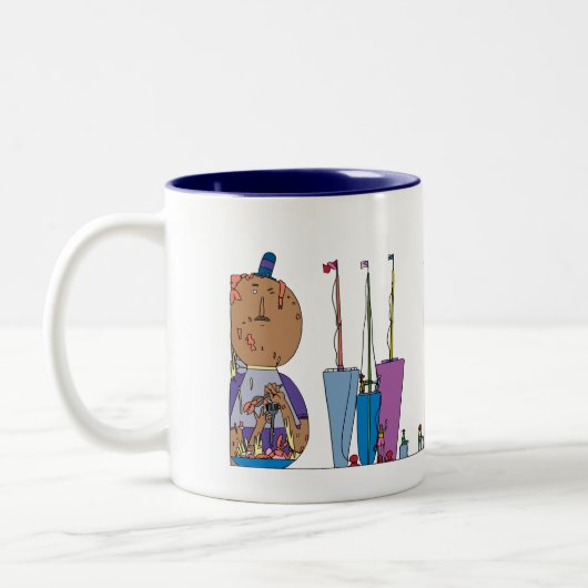 2 Couleurs Tasse | BALTIMORE, DM (BWI) (Gauche)