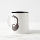 2 Couleurs Tasse barbue (Devant gauche)