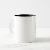 2 Couleurs Tasse - basket-ball (Devant gauche)