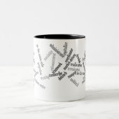 2 Couleurs " Tasse basse "émouvante de carrière (Centre)