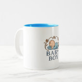 2 Couleurs Tasse - Bébé Garçon (Devant gauche)