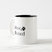 2 Couleurs Tasse bénie par chien (Devant gauche)