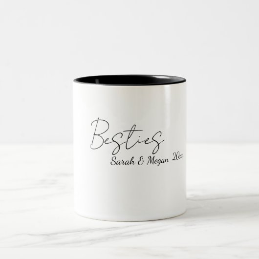 2 Couleurs Tasse Besties (Centre)