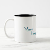 2 Couleurs Tasse bi-tones Joyeux Noël (Gauche)