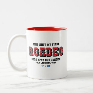 2 Couleurs Tasse bicolore 'ce n'est pas mon premier Roadeo'